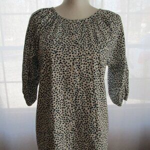 Ann Taylor Medium Leopard Print Blouse